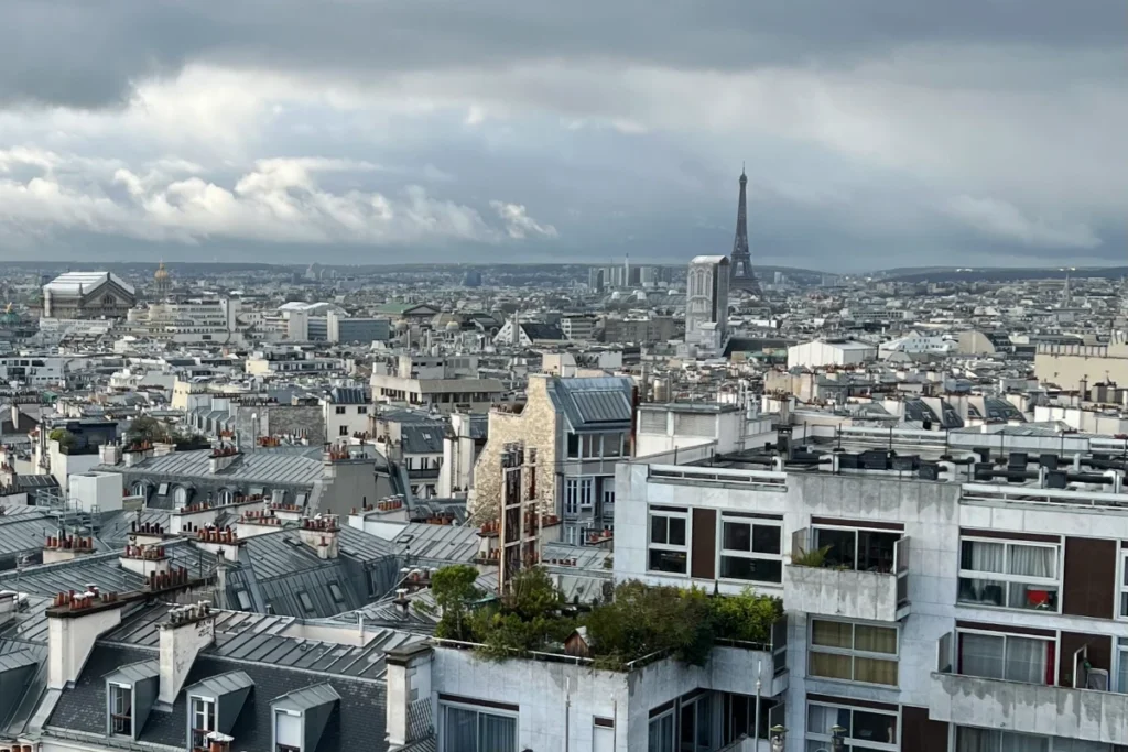 Paris as seen from Rochechouarts rooftop